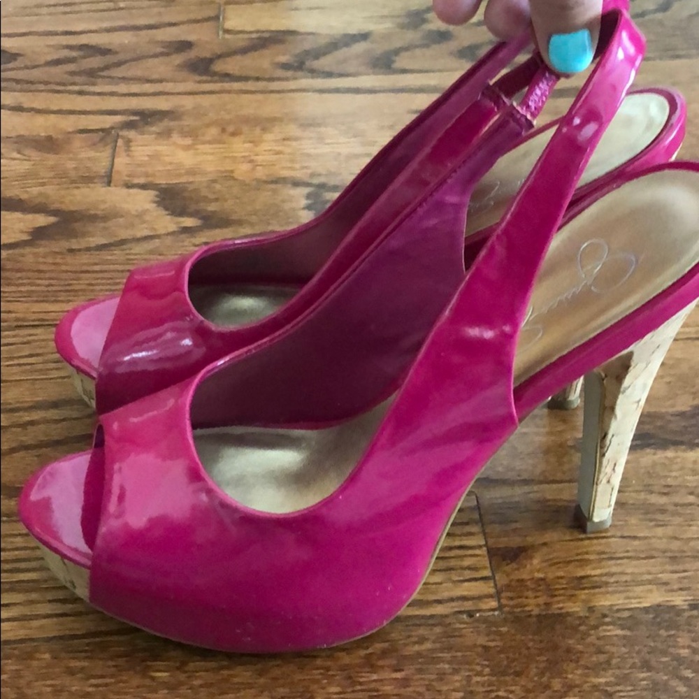 Jessica Simpson Fuchsia Pumps